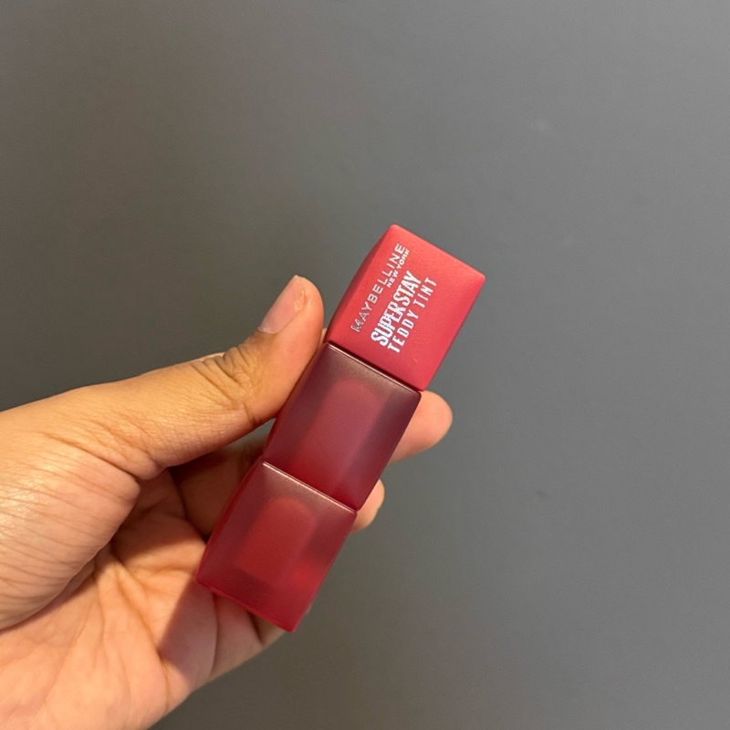 MAYBELLINE OFFICIAL Superstay Teddy Tint 5 mL - Teddy Soft Matte Tahan 12 Jam Lipstick Lipcream Lips