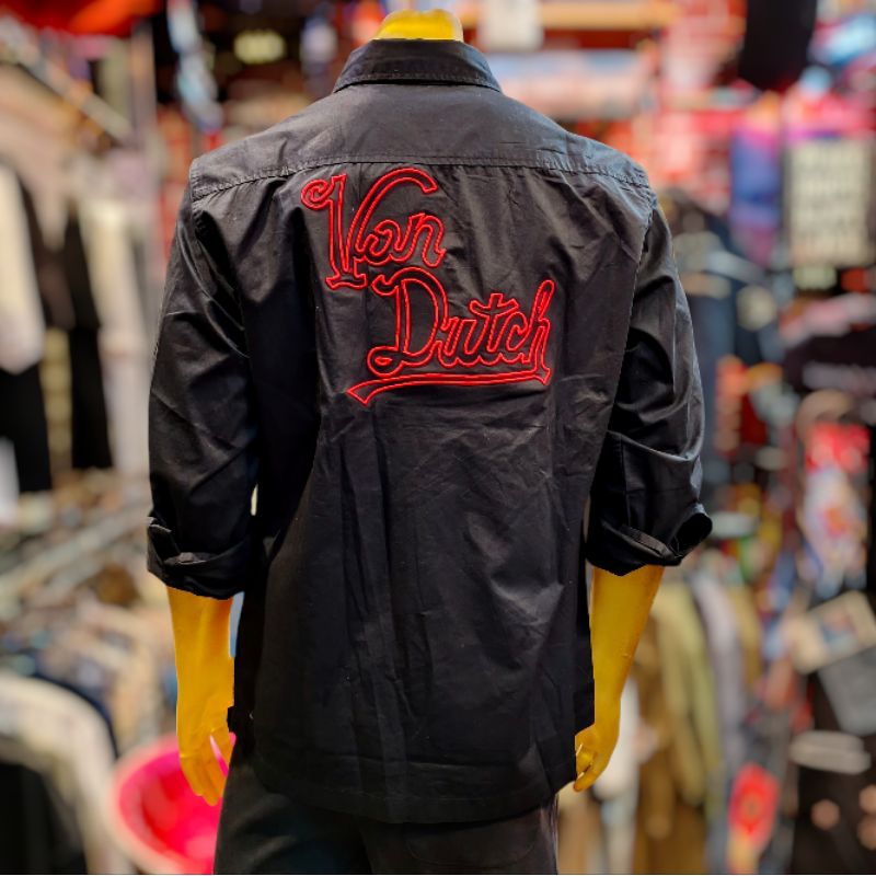 JAKET OUTHER PRIA VON DUTCH EDISI BORDIR LIMITED EDITION