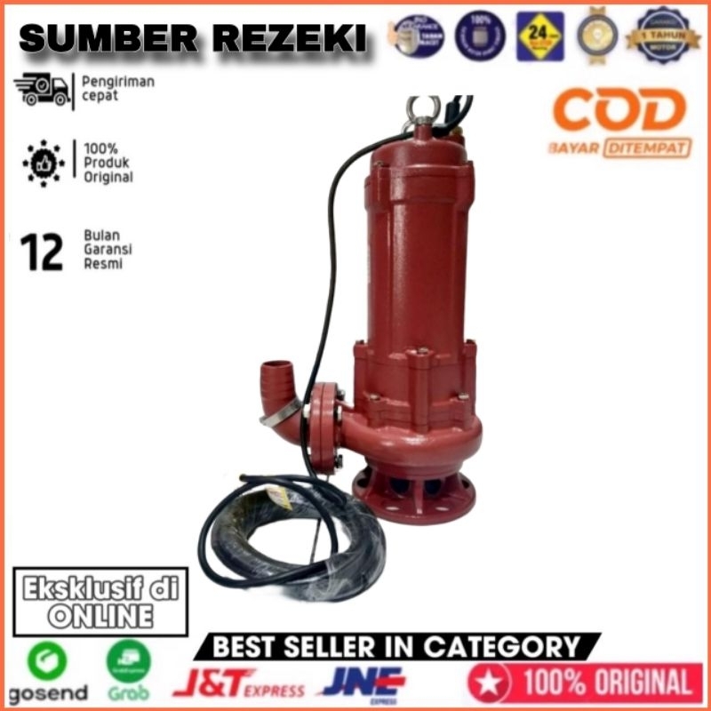 Pompa Celup Air kotor 8inch Empang Submersible Water Pump Sewage Pump