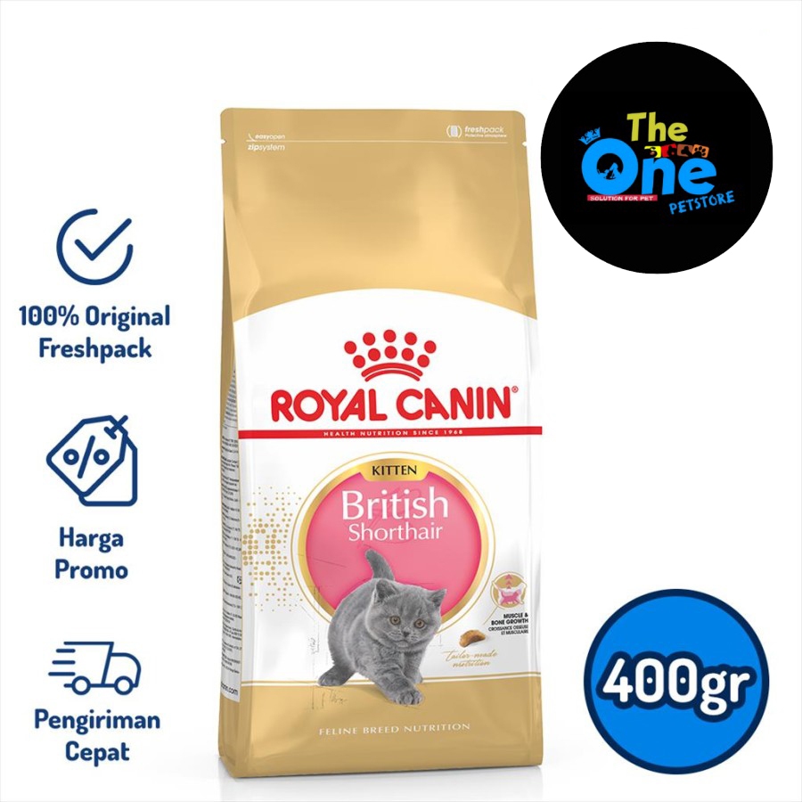Catfood Royal Canin British Short Hair Kitten BSH RC BSH Kitten Makanan Anak Kucing BSH
