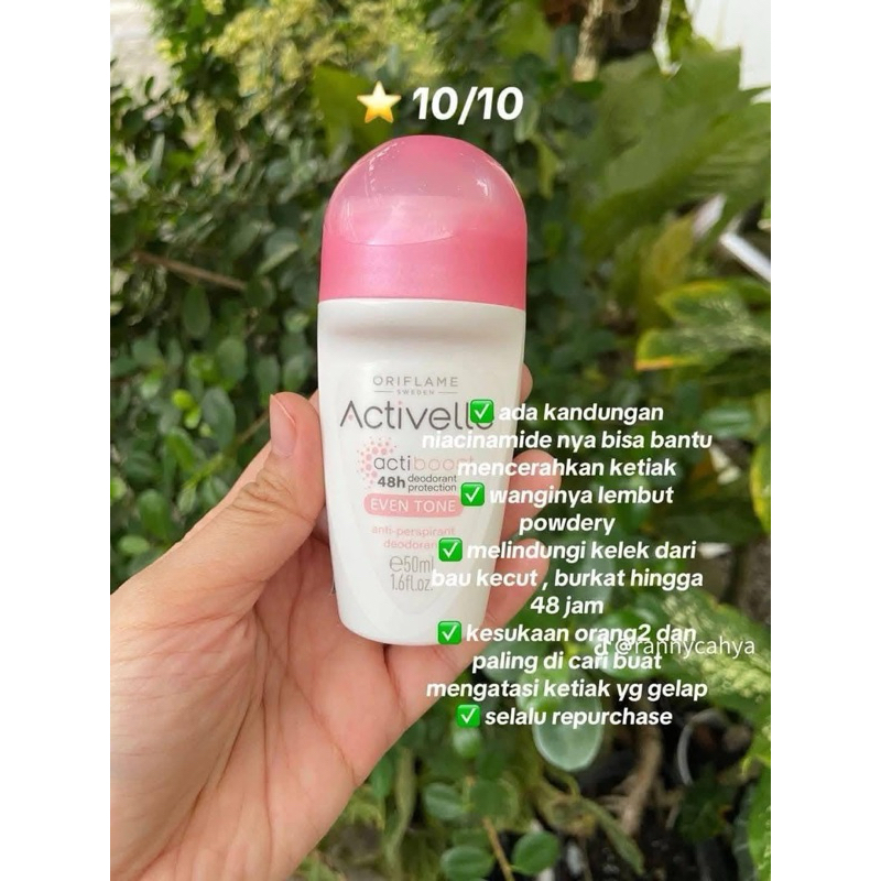 Deodorant activele by oriflame
