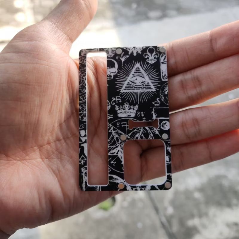 PANEL Akrilik SAN AIO hitam putih grafir