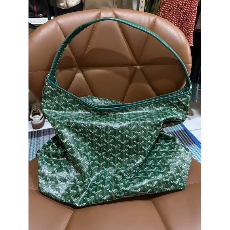 goyard boheme hobo bag green