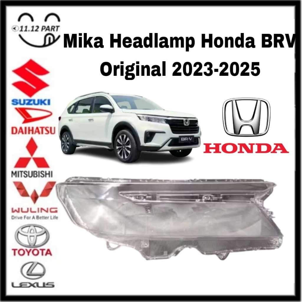 Mika Headlamp Lampu Depan Honda BRV Original 2023 2024 2025 Mika Lampu Depan new brv