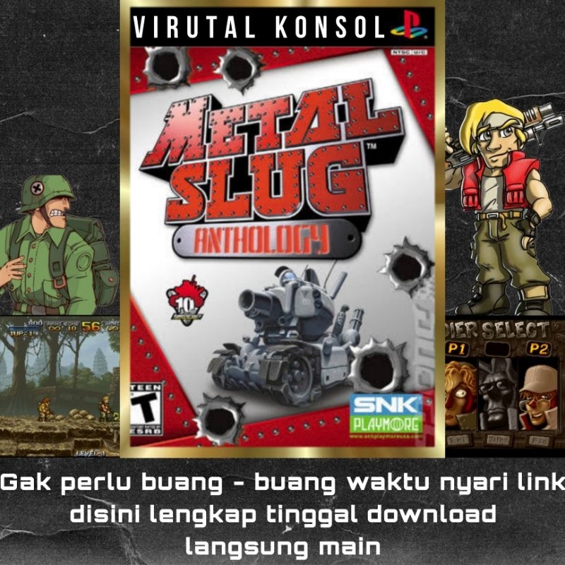 Game PS2 untuk HP, Laptop / PC || Metal Slug Full Vertion