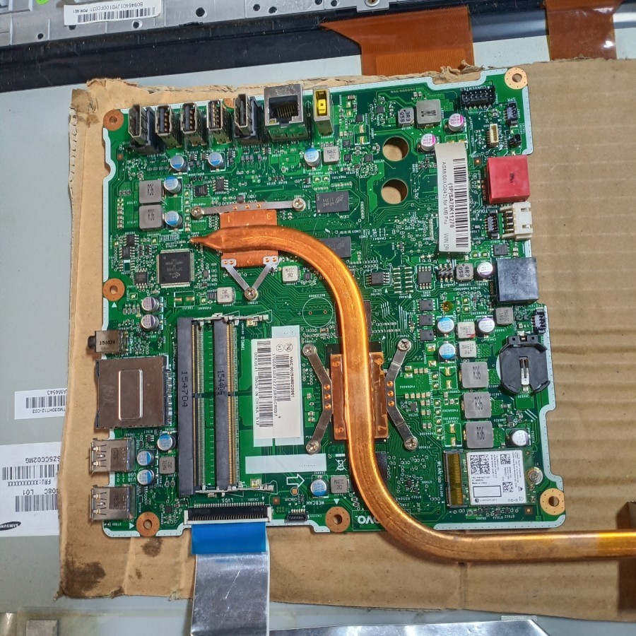 motherboard mobo mesin pc aio all in one lenovo S500Z core i7-6400 gen6 normal siap pasang garansi y