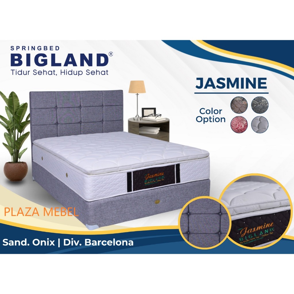 Kasur Springbed Bigland JASMINE Pillow Top ( Matras ONLY )