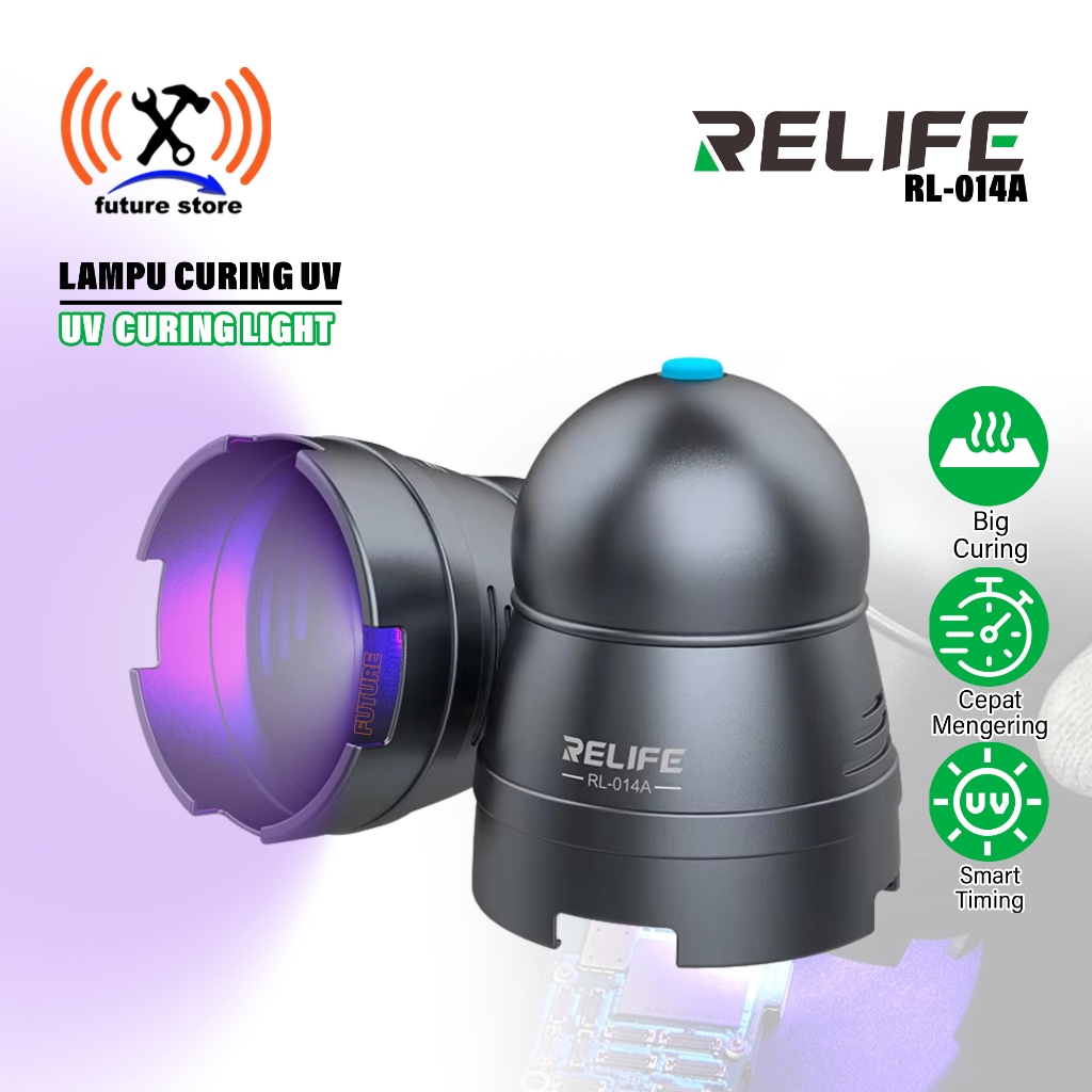 RELIFE RL-014A UV LAMP ( USB SRC) ORIGINAL - LAMPU PENGERING CAT PCB - LAMPU UV PENDETEKSI UANG PALS