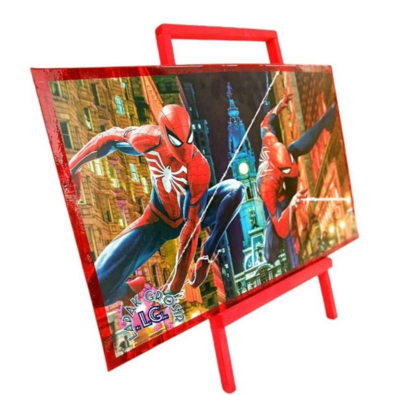 

papan tulis belajar mini sepaket penyangga free spidol penghapus ukuran 30×50 cm