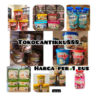 

(1dus) tango jar timba wafer 1dus isi 6 promo vanila cokelat dan waffle diskon 10% live dan video