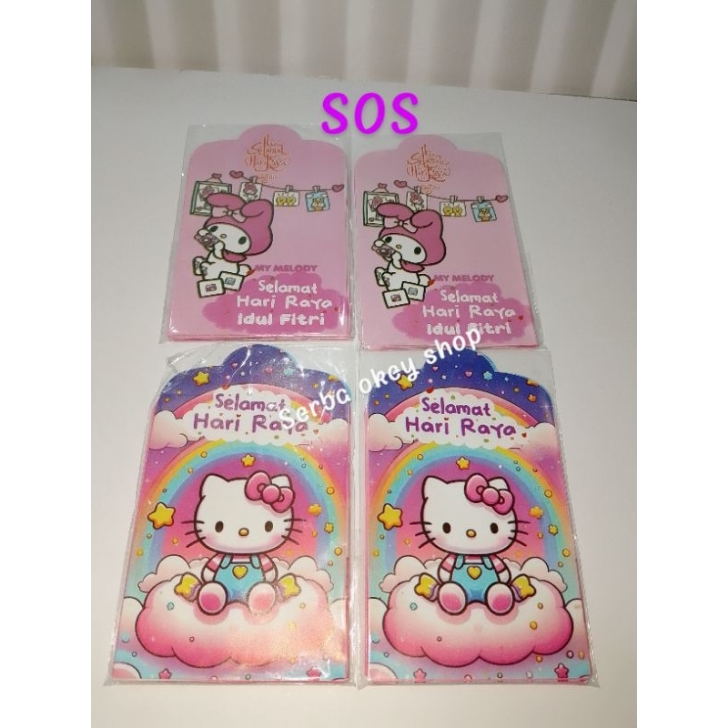 

SOS amplop medium motif kartun isi 8pcs