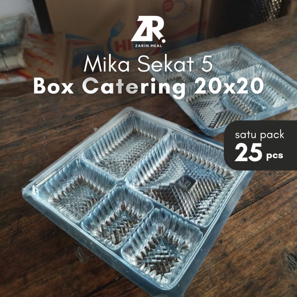 Mika Sekat 5 untuk Kardus Box Catering 20x20