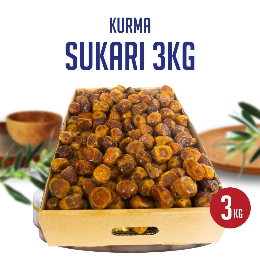 

Kurma Sukari 3kg Al qasim 3kg sukari 3kg - kurma 3kg