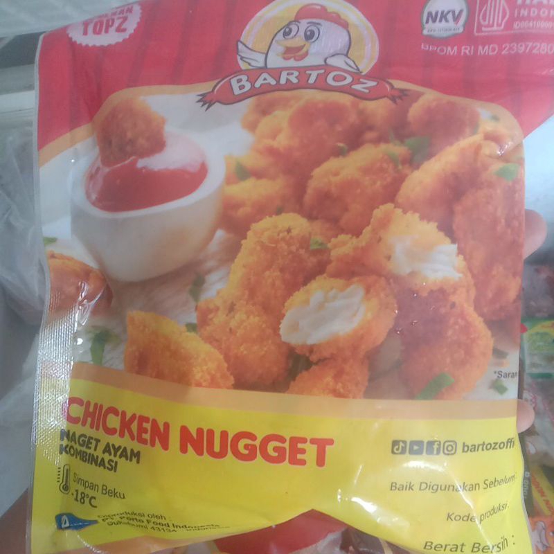 

nugget Chiken bartoz 250gram