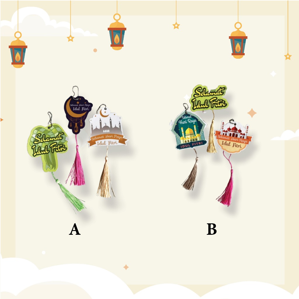 

Hiasan Kue Lebaran Edition / Cake Topper Lebaran / Hangtag Lebaran
