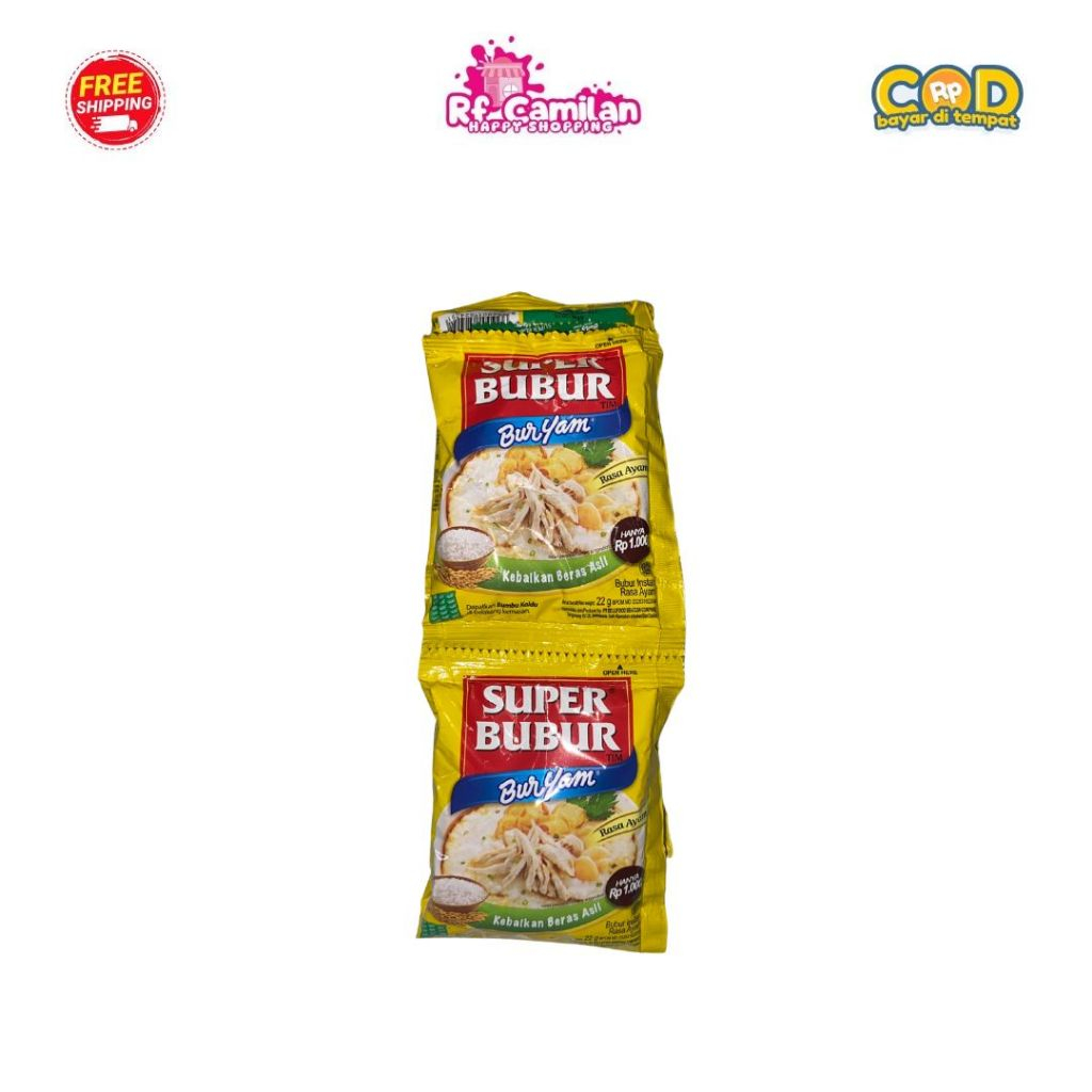 

[RF_Camilan] Super Bubur 22gr renceng Sachet isi 10 pcs