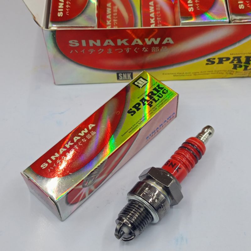 Busi racing premium kaki 3 drat pendek untuk vespa vbb super sprint pts ps px dan all motor 2tak lai