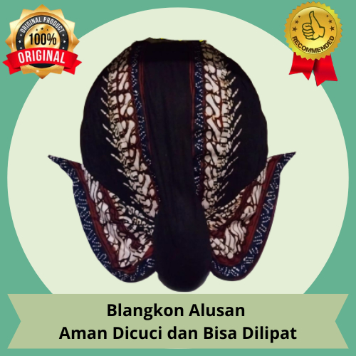 Blangkon Jawa Alusan Mataram Jogja Parang Klitik Kraton Topi Belangkon Pria Anak Dewasa