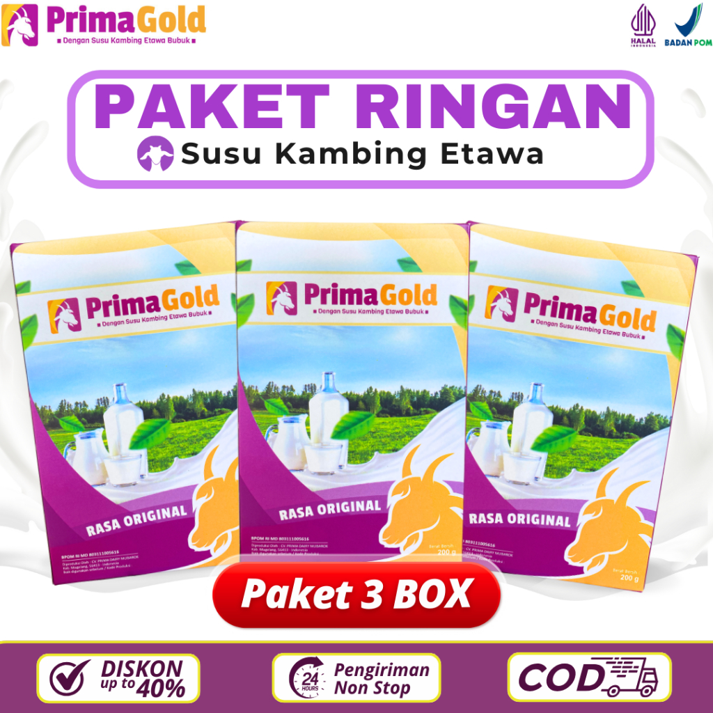 

PAKET RINGAN 3 BOX SUSU KAMBING ETAWA BUBUK PRIMAGOLD
