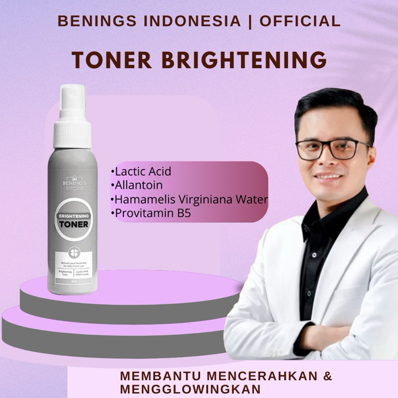 Benings Skincare By Dr Oky Pratama - TONER BRIGHTENING