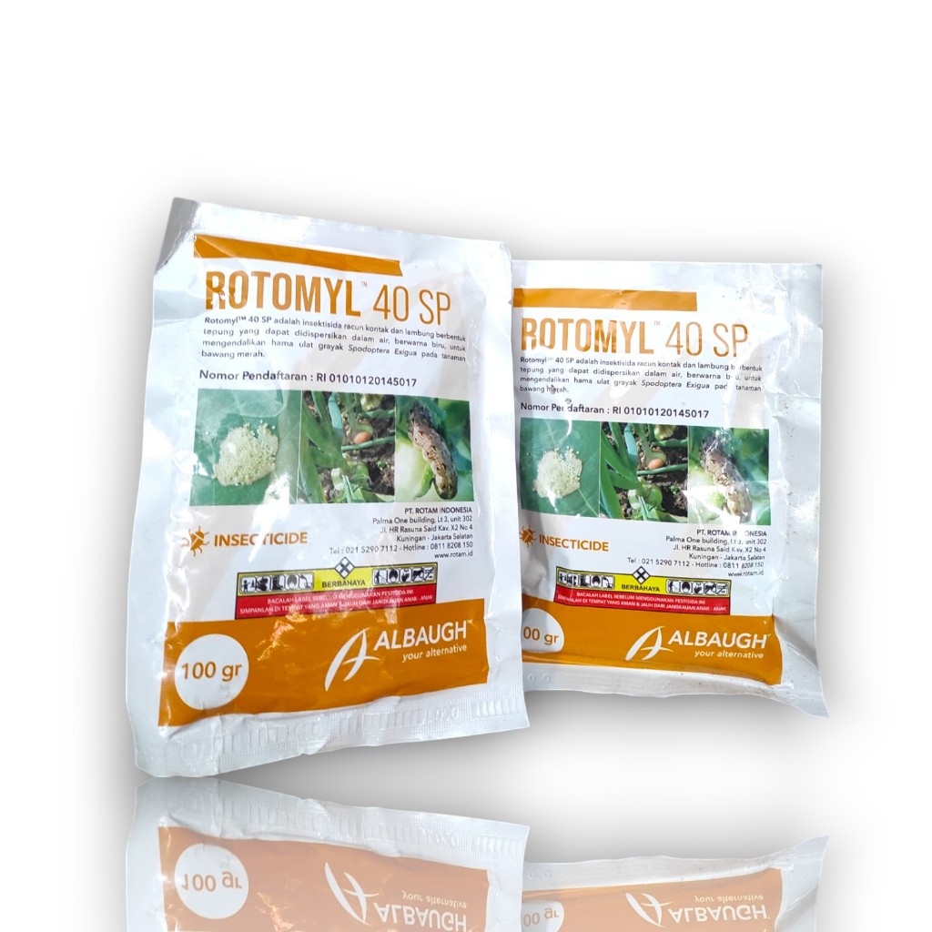 Insektisida kontak metomil ROTOMYL 40SP isi 100gr