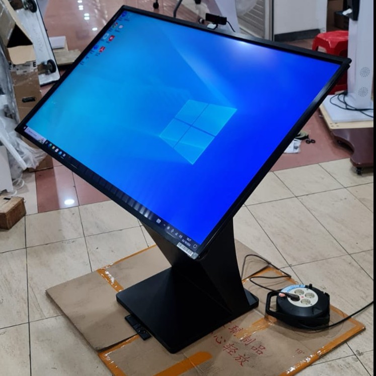 Kiosk Informasi Interactive Whiteboard 55 Inch Dual OS Android dan Windows Touchindo
