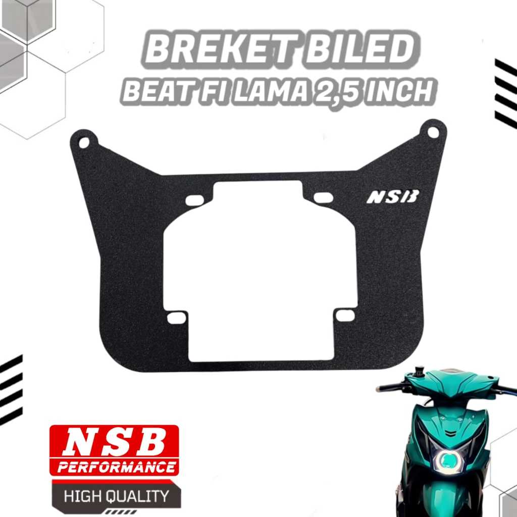 BREKET BRACKET DUDUKAN LAMPU BILED PROJIE 2,5 INCH BEAT FI BEAT FI LAMA 2013 HRG55