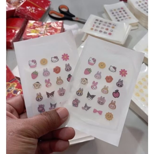 stiker jerawat acne patch Makassar murah motif random