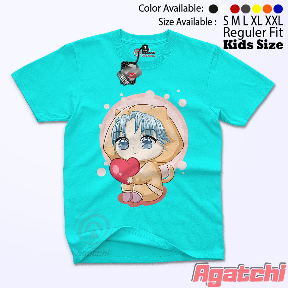 Baju Kaos Atasan Anak Perempuan Anime Girl