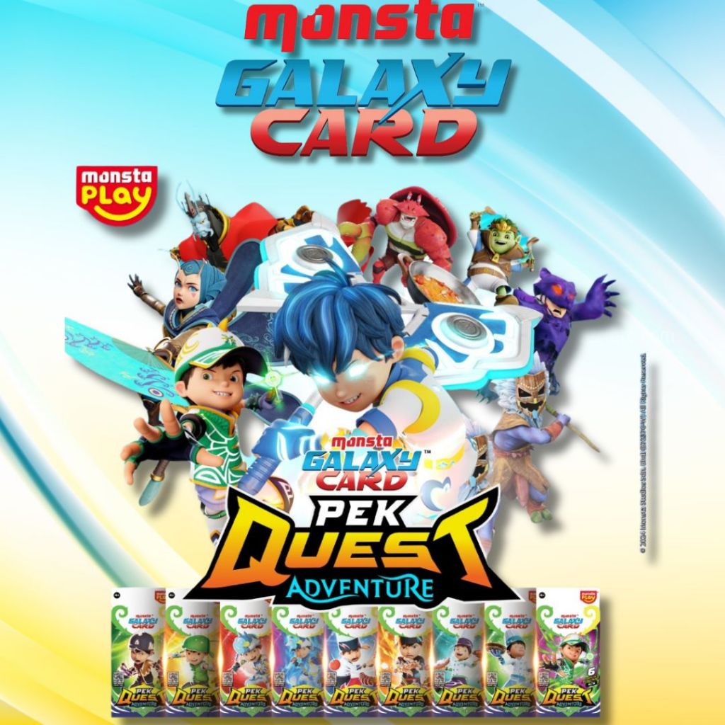 Boboiboy Galaxy Card Pek Quest / Kartu Boboiboy TCG / TCG Boboiboy Galaxy Card pek quest