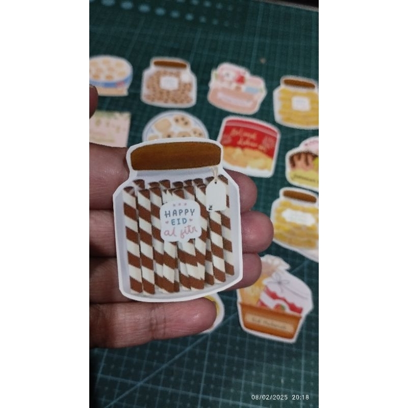 

Stiker Glossy Tema Idul Fitri, Ied Mubarak isi 24 stiker