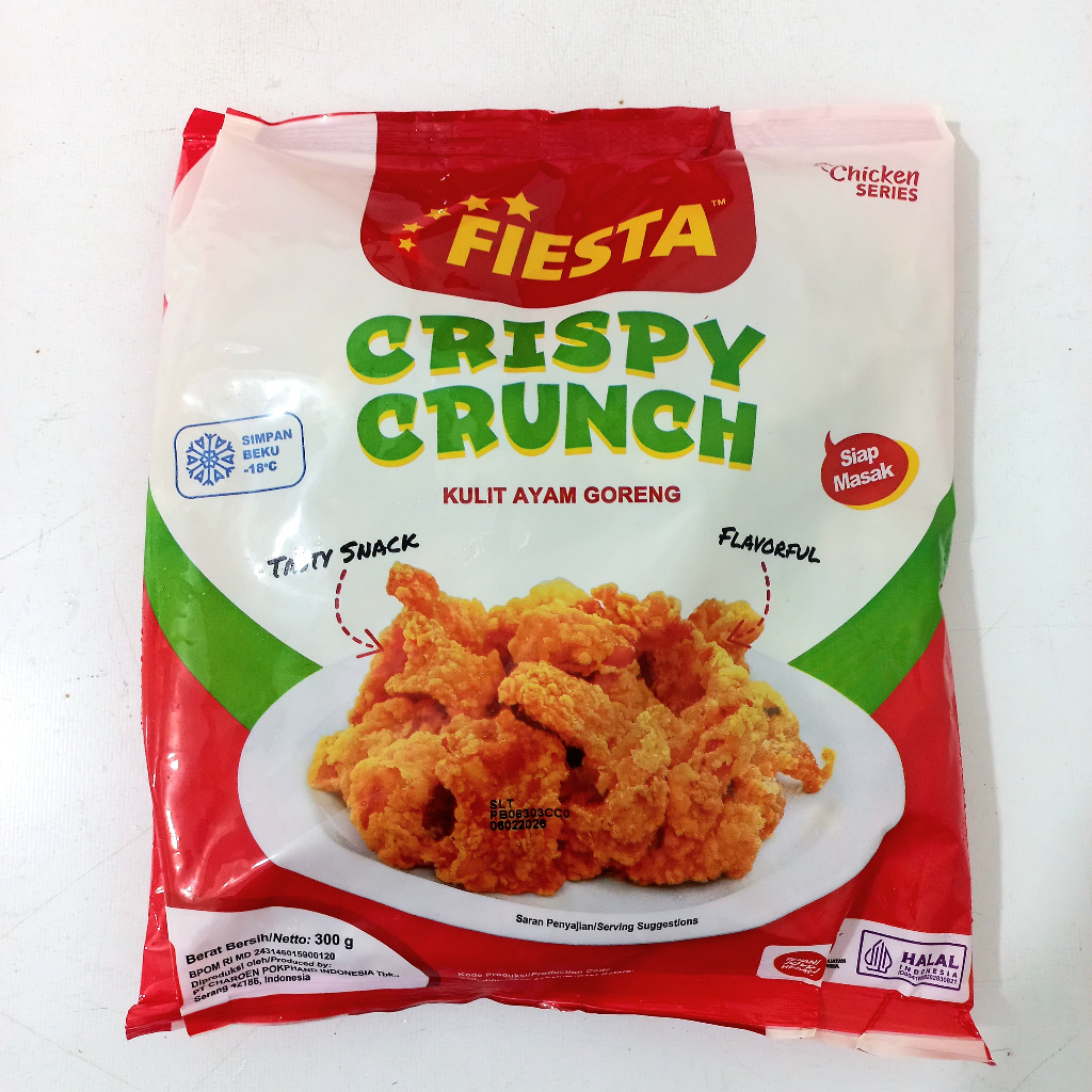 

Fiesta Crispy Crunch Kulit Ayam Goreng Renyah 300gr | Festive Frozen Food