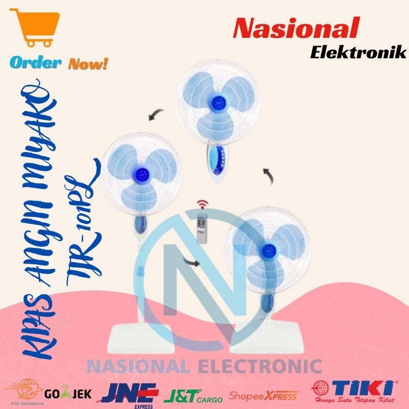 KIPAS ANGIN MIYAKO TJR-101PL/STAND FAN MIYAKO TJR 101PL/KIPAS ANGIN BERDIRI MIYAKO TJR101 PL/KIPAS A