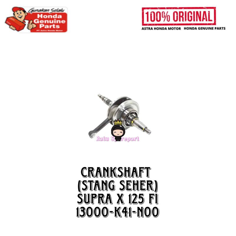 Crankshaft (Stang Seher) Honda Supra X 125 FI Origiinal - 13000K41N00 - Crankshaft Supra X 125 FI - 