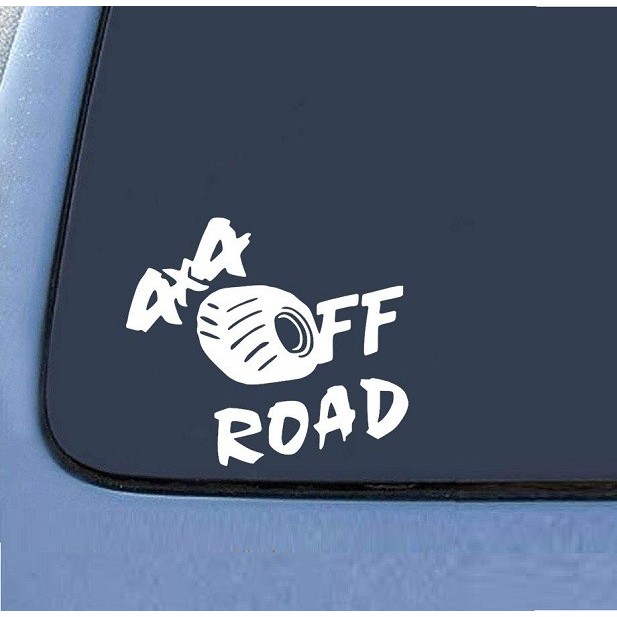 Deskripsi Stiker Lucu Unik Kaca Body Mobil Cutting Sticker 4X4 Off Road  Jenis : Stiker Kaca / BodyM