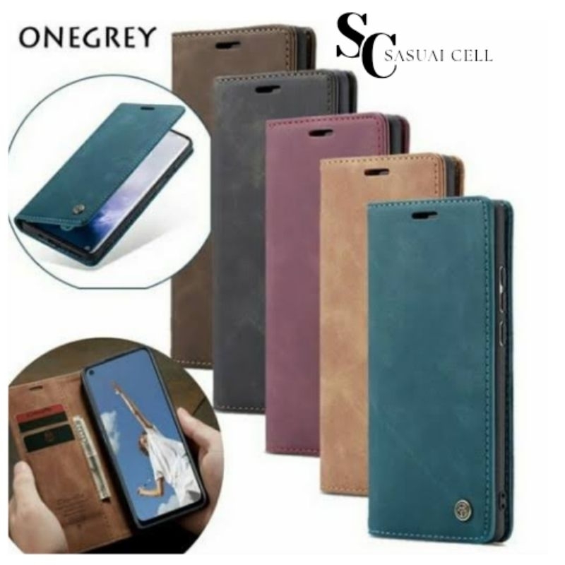 SAMSUNG Galaxy A70 Flip Case Caseme Dompet hp kulit lipat restro