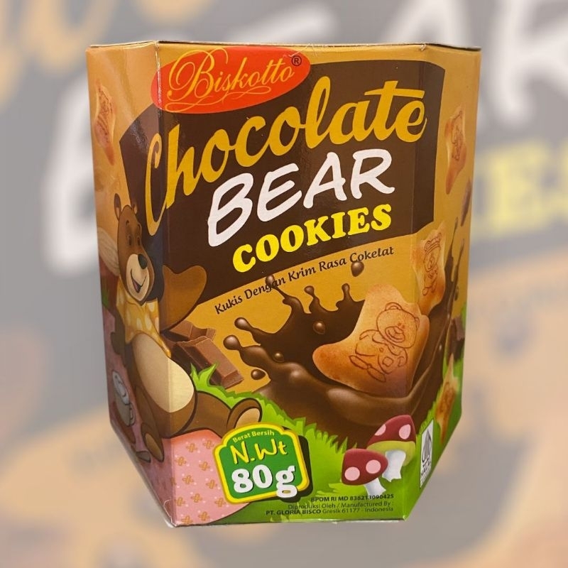 

BISKOTTO CHOCOLATE BEAR COOKIES