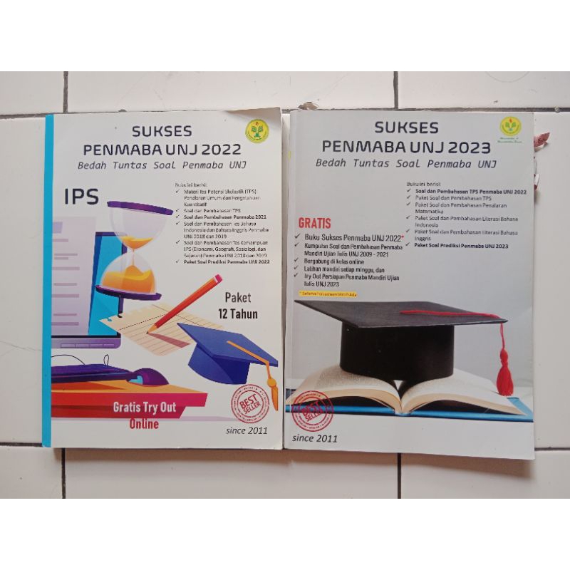 Preloved Buku Sukses Penmaba UNJ 2023 & Penmaba UNJ 2022 IPS soshum Second Bekas