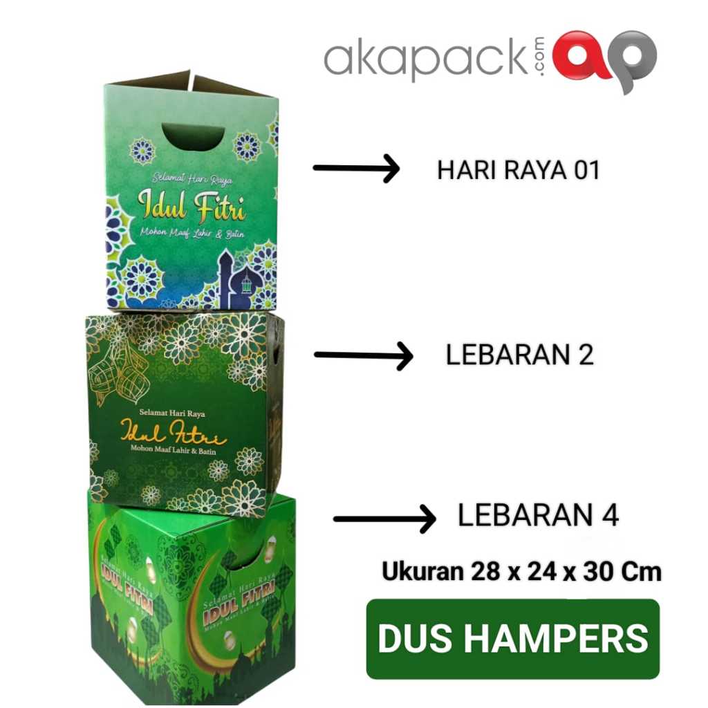 

Dus Hampers Lebaran uk 28x24x30cm / Dus Parsel Idul Fitri