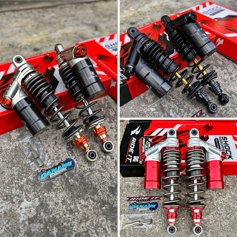Shok Ride It 277 RDC Double Click Fungsi Ukuran 280 320 340 CB GL MEGAPRO TIGER GRAND SUPRA RX KING 