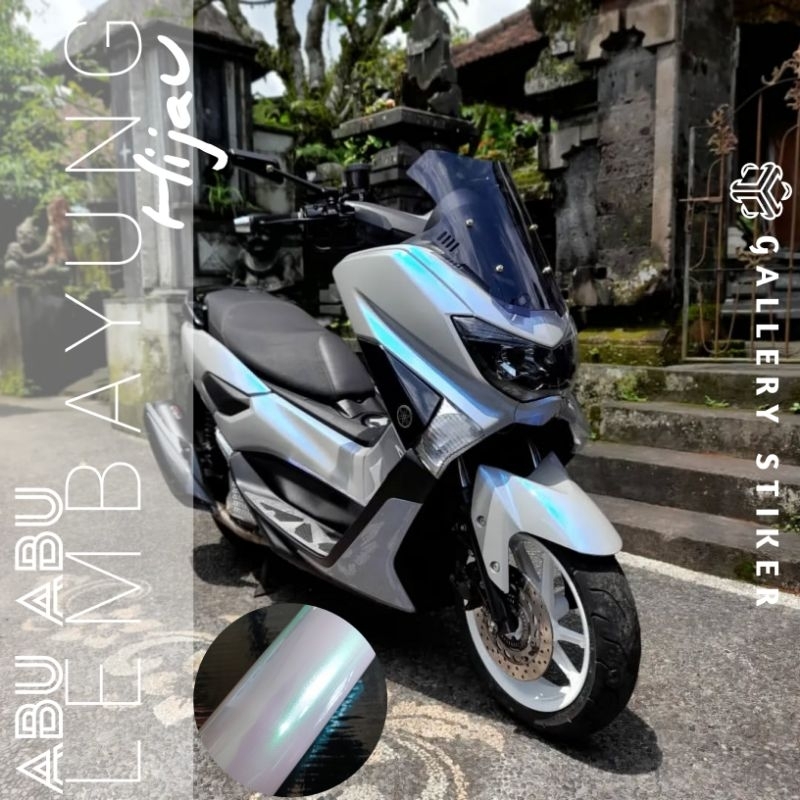 Stiker Skotlet Abu Abu Lembayung Hijau Premium Glossy