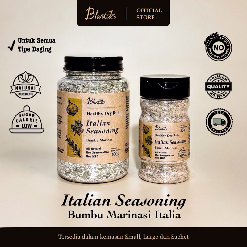 

Blantika - Healthy Dry Italian Seasoning / Bumbu Marinasi Italia