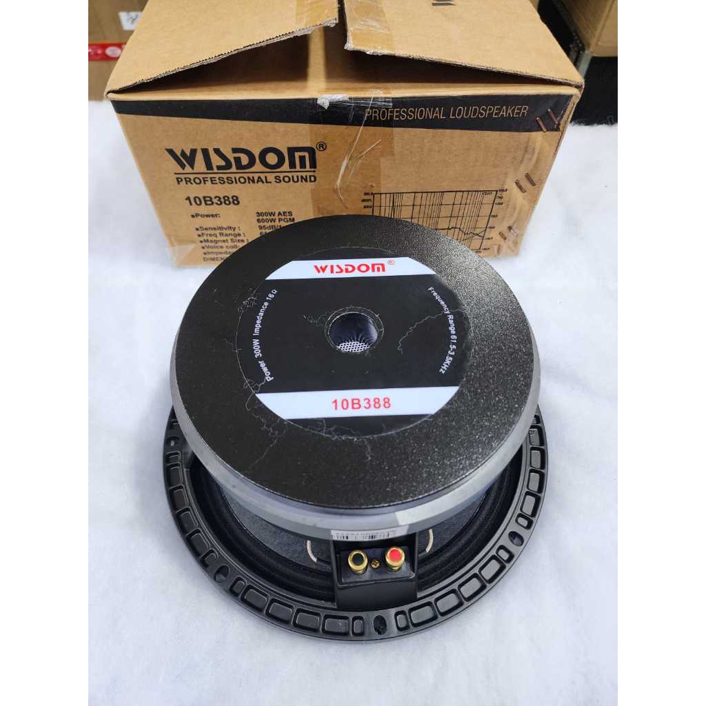 Speaker 10 INCH Wisdom L10-B388 / L10 B388 / L10B388 ORIGINAL