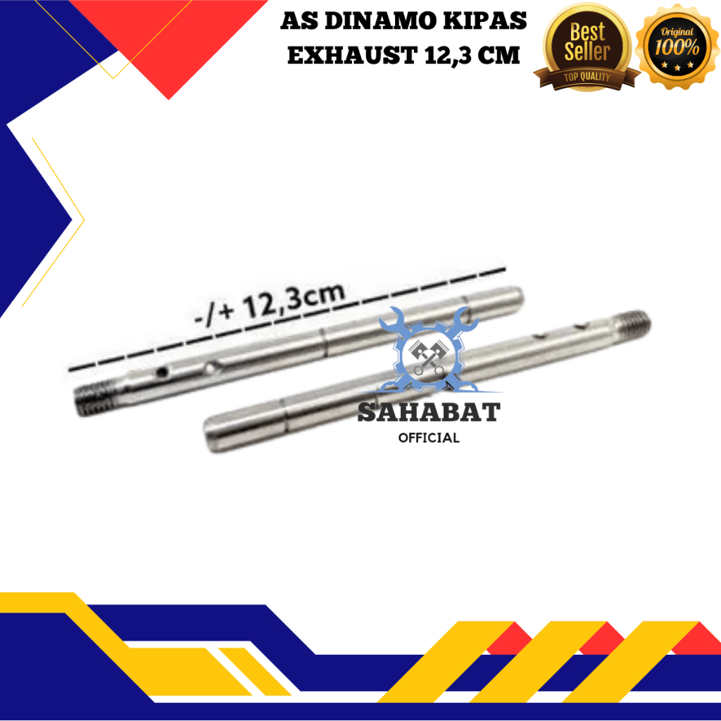 AS DINAMO KIPAS ANGIN EXHAUST HEXOS / AS MOTOR KIPAS BOX FAN 12,3 CM