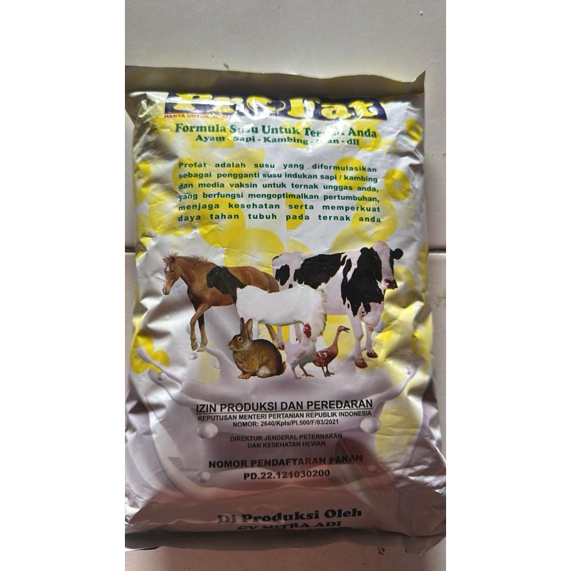 Susu untuk ternak 1Kg susu Formula Hewan  pengganti susu induk hewan ternak,Sapi,Kuda,Kucing,Kelinci