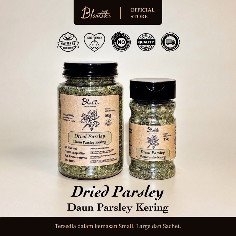 Blantika - Dried Parsley Leaf Flakes / Daun Peterseli Kering