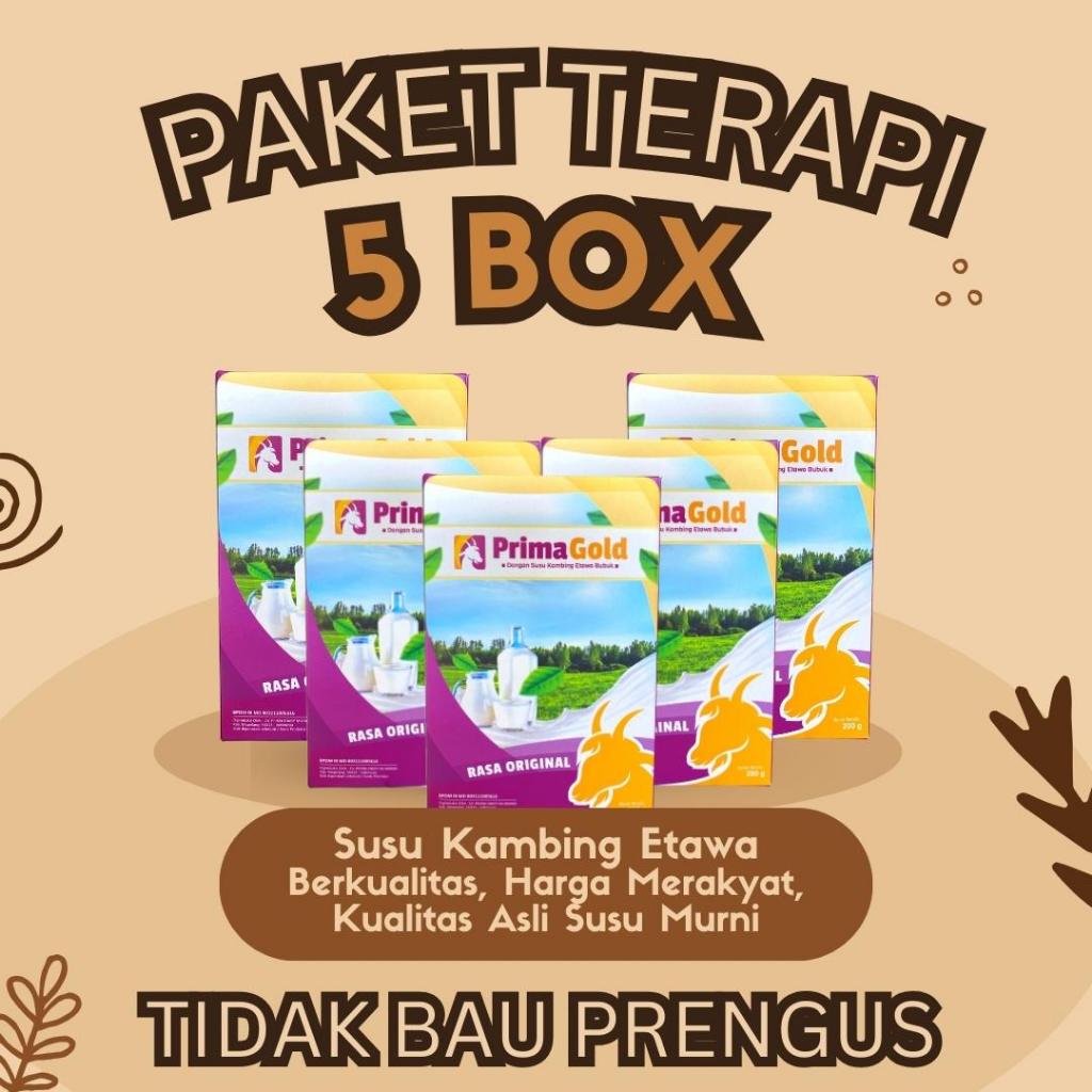 

{BISA COD} PRIMAGOLD SUSU KAMBING ETAWA 5 BOX 200 GRAM