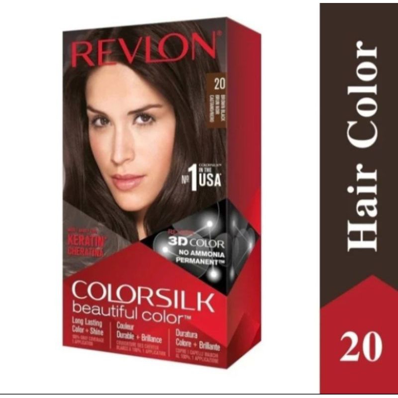 Revlon colorsilk 20 brown black