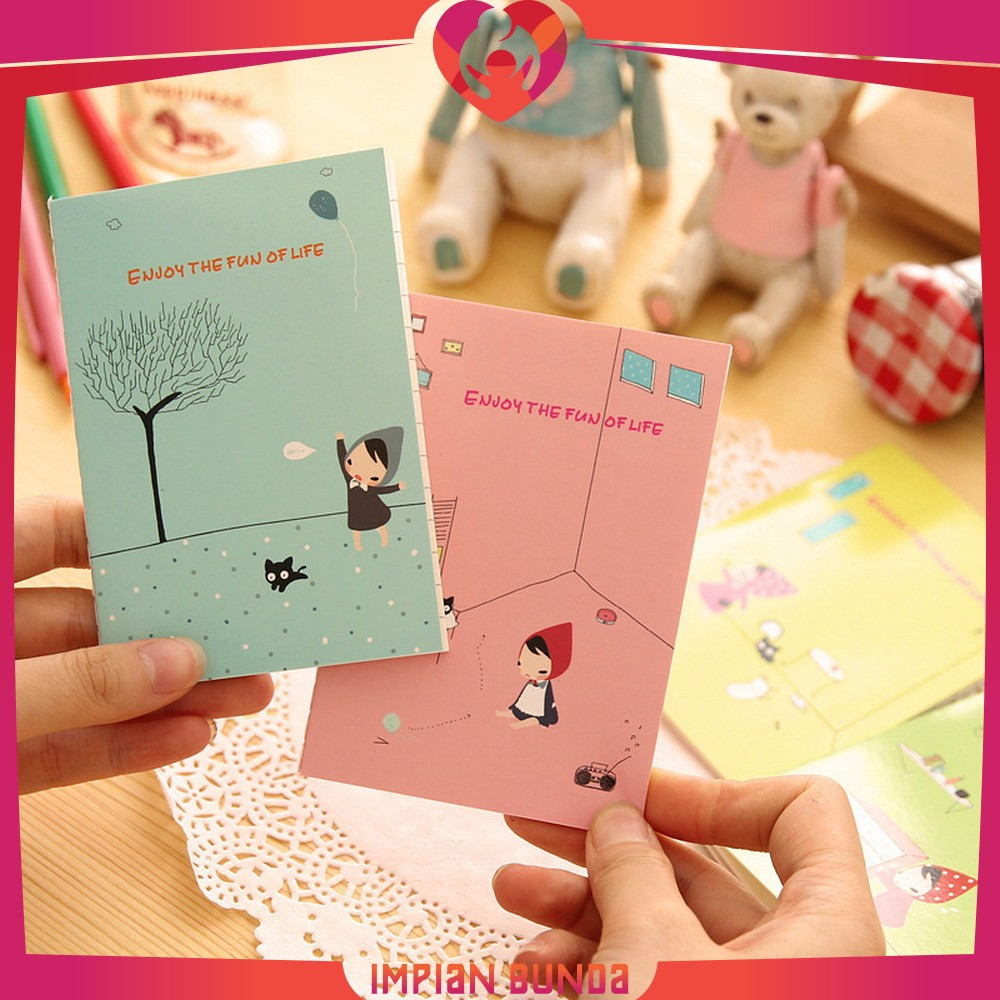 

Notebook Mini Motif Kartun Lucu Anak Sekolah / Buku Tulis Daily Memo Kecil Karton / Buku Catatan Kecil Cartoon Import Impian Bunda A25
