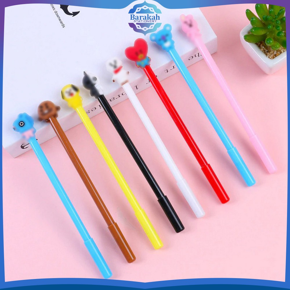 

Pen Pulpen Gel Lucu Alat Tulis Sekolah / Pena ARMY Cute Cartoon Ballpoint Barakah Stationery A1